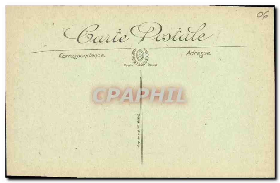 CPA Menton et Garavan — Rückseite