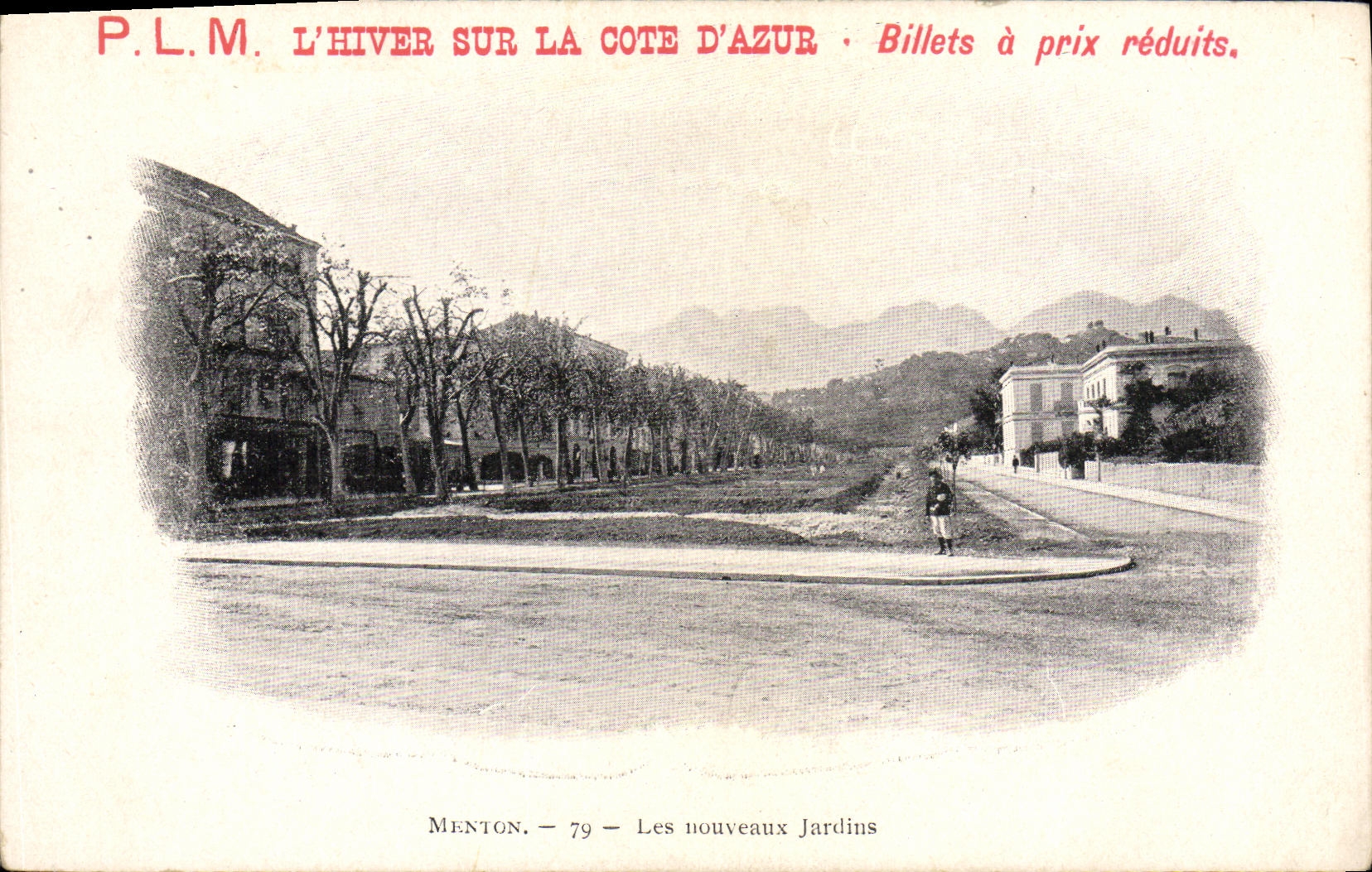 CPA Menton Les nouveaux Jardins 