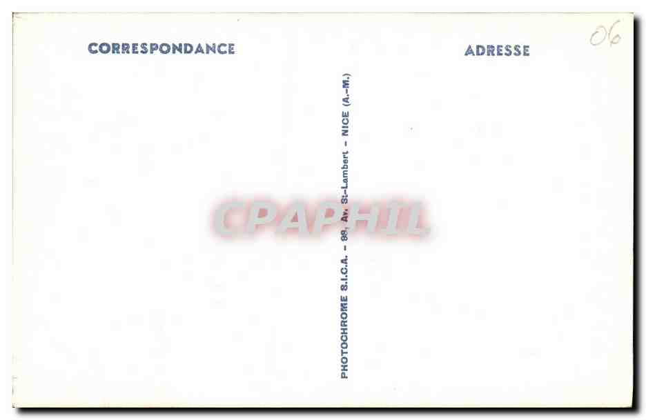 CPA Menton Grimaladi Ventimiglia Frontiere Franco Italienne Ponte San Luigi — Rückseite