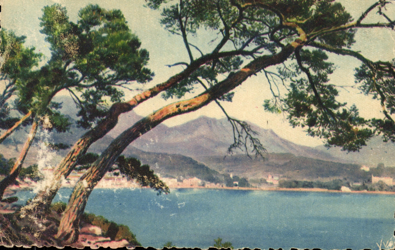 CPA Menton Paysage du Cap Martin