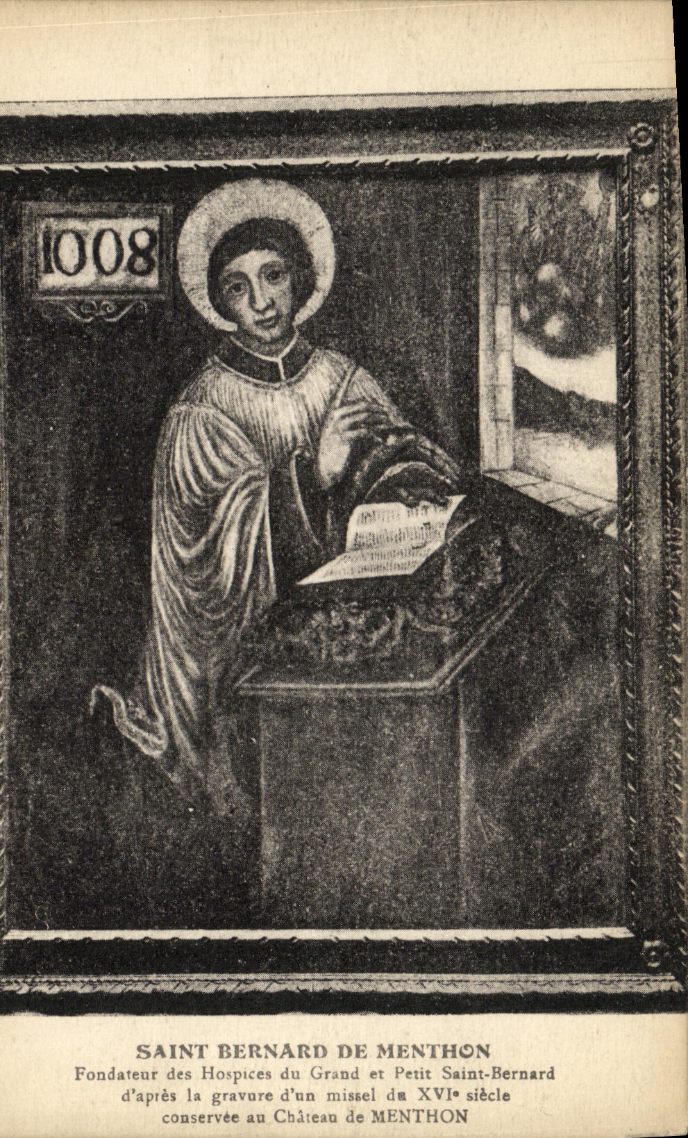CPA Saint Bernard de Menthon Fondateur des hospices du Grand et du petit Saint Bernard 