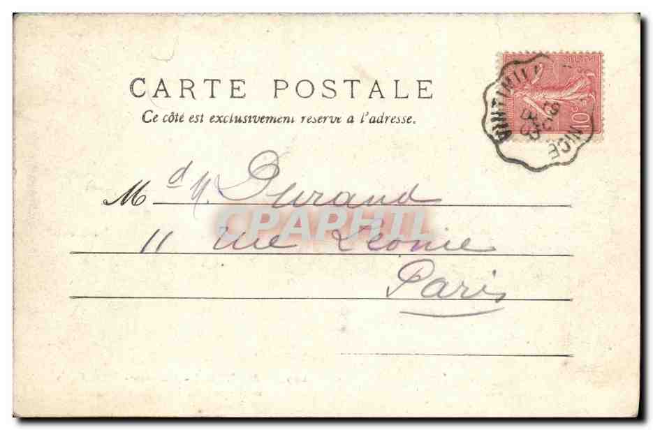 Menton - Garavan - Villa Géna - Résidence du Président Krüger — Edition Giletta, phot. Nice, n°609 — Verso