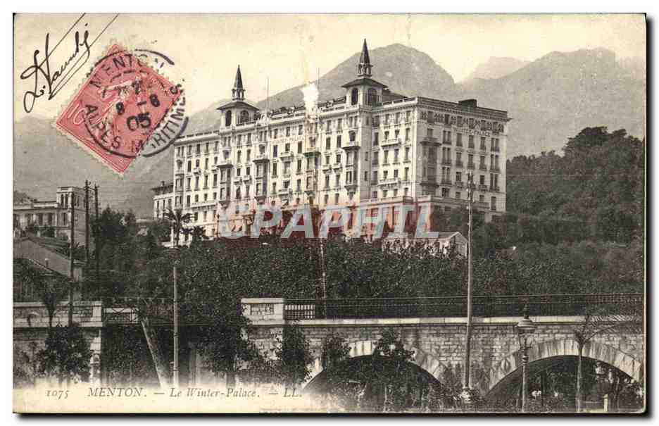 CPA Menton Le Winter Palace