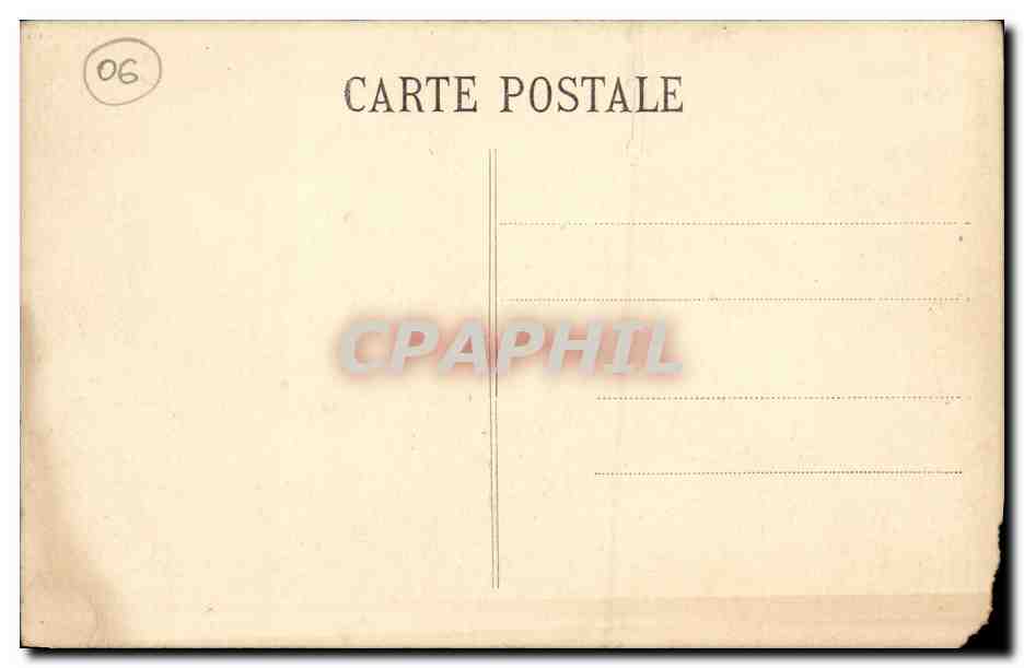 Menton — A travers les Oliviers — Platinogravure L.L. Paris — Verso