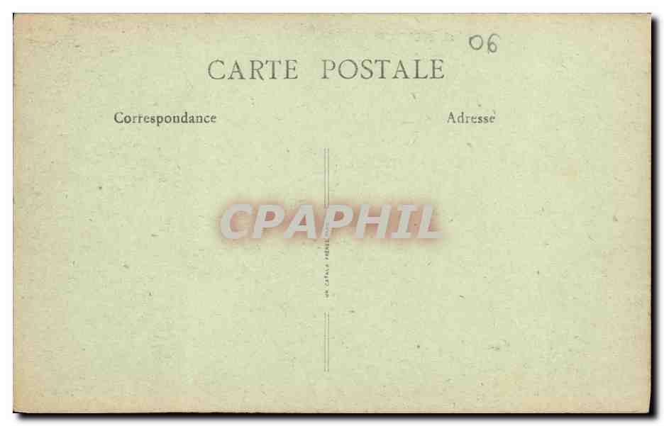 CPA Menton et la Mer vue du Cap Martin — Rückseite