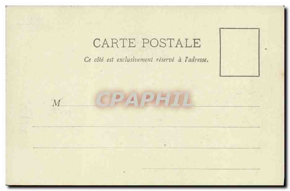 CPA Menton Le Le Pont St Louis — Rückseite