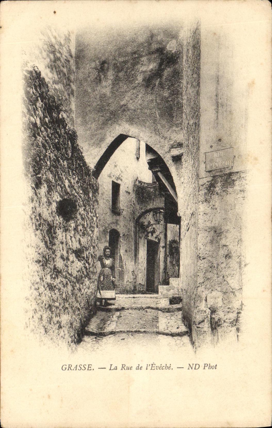 CPA Grasse La Rue de l Eveche
