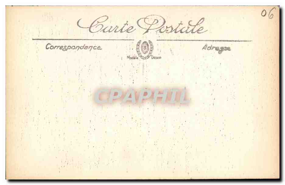 CPA Grasse La Cour et la Fontaine de l Hotel de Ville — Rückseite