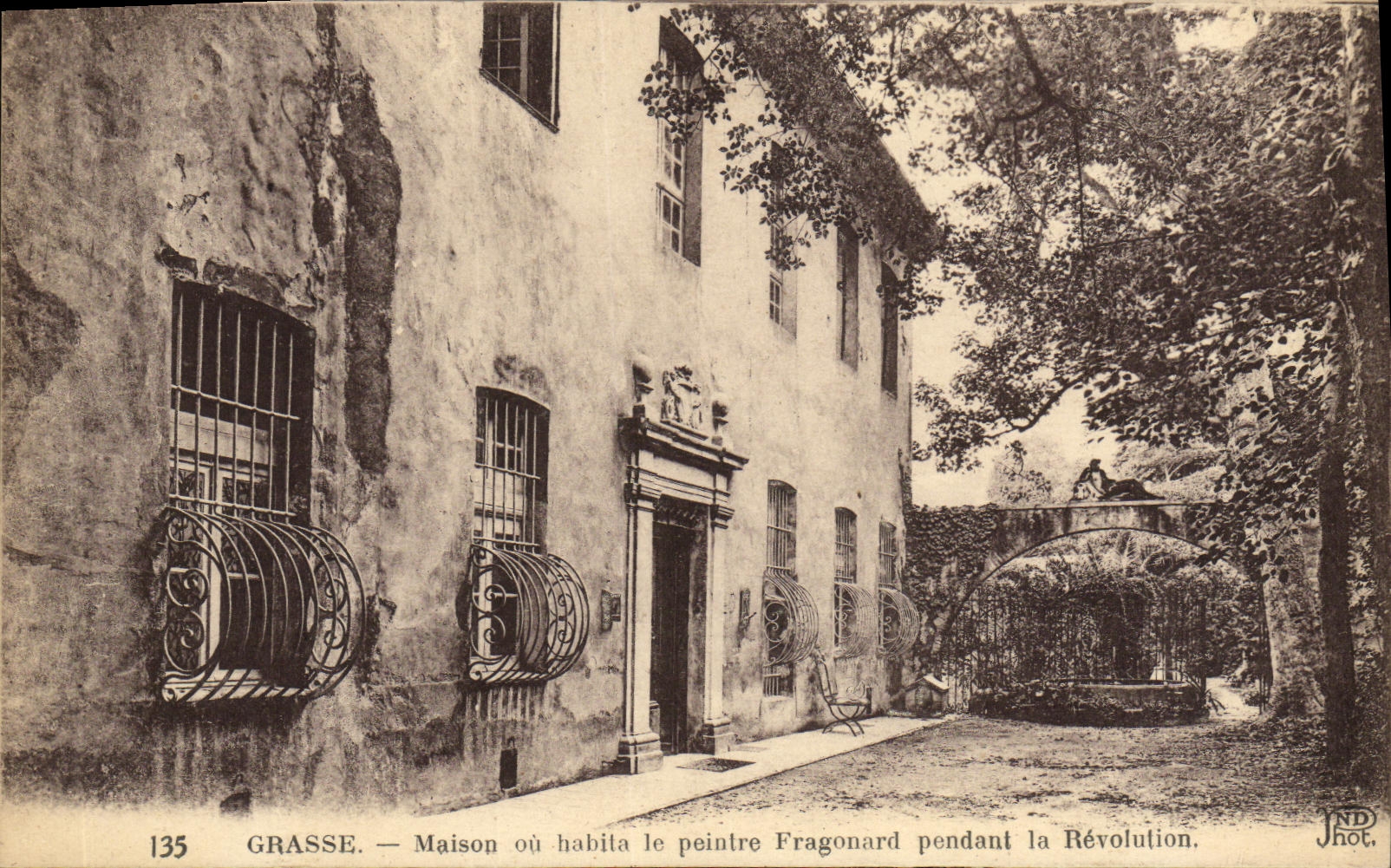 CPA Grasse Maison ou habita le peintre Fragonard pendant la Revolution