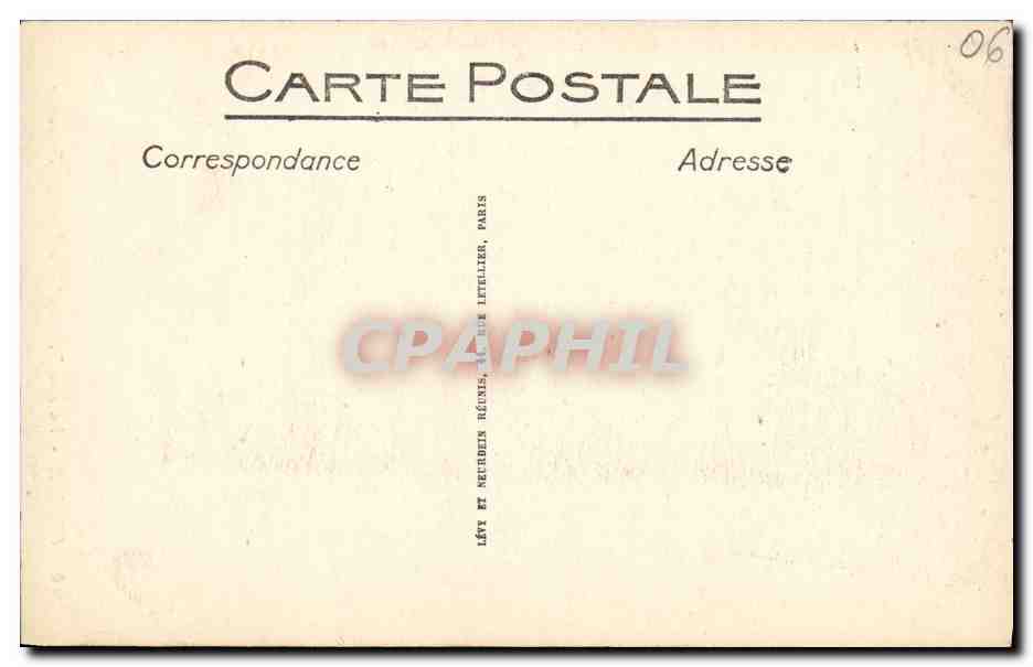 CPA Grasse La Rue Tracastel et le Passage Vauban — Back