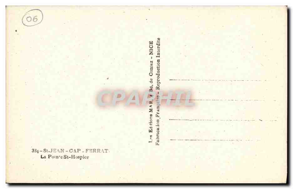 La Pointe-St-Hospice — vue sur la baie — Éditions M.A.R. & Cie, Nice — Reverso