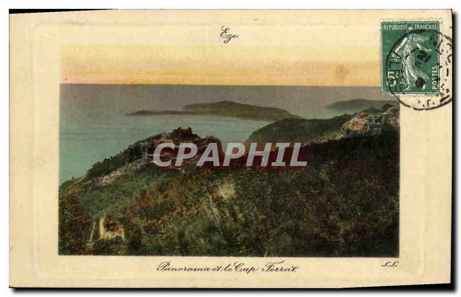 CPA Panorama et le Cap Ferrat 