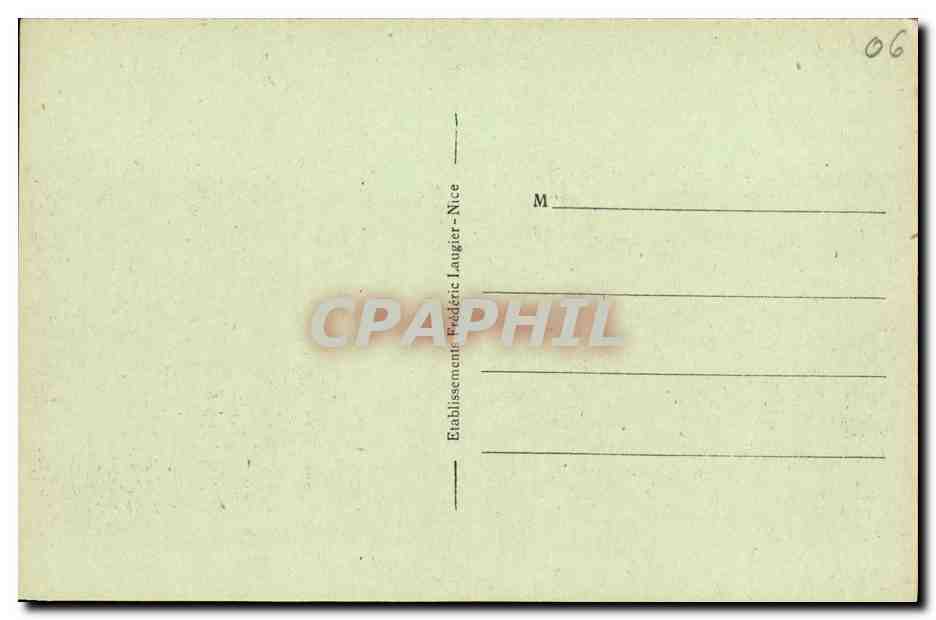 Saint-Jean-Cap-Ferrat (A.-M.) — La Baie des Fosses — Éditeur F. Laugier, Nice, n° 30 — Verso
