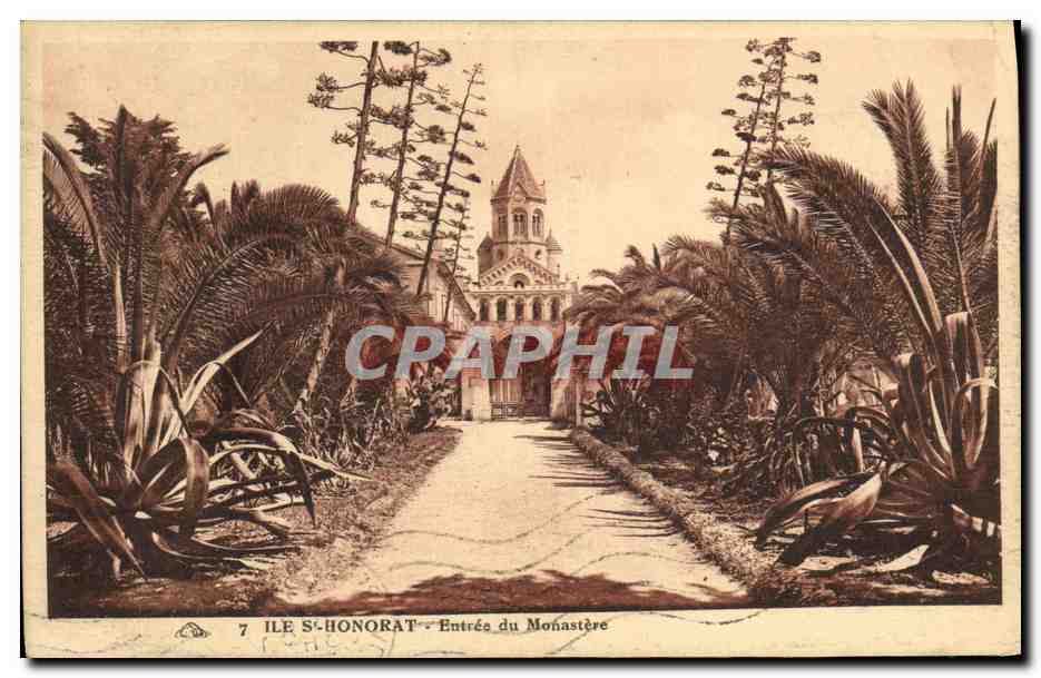CPA Ile St Honorat Entree du Monastere