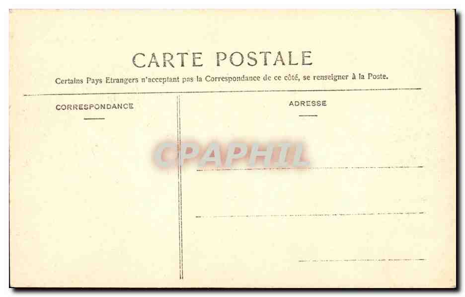CPA La Cote d Azur Villefranche Vue generale — Rückseite