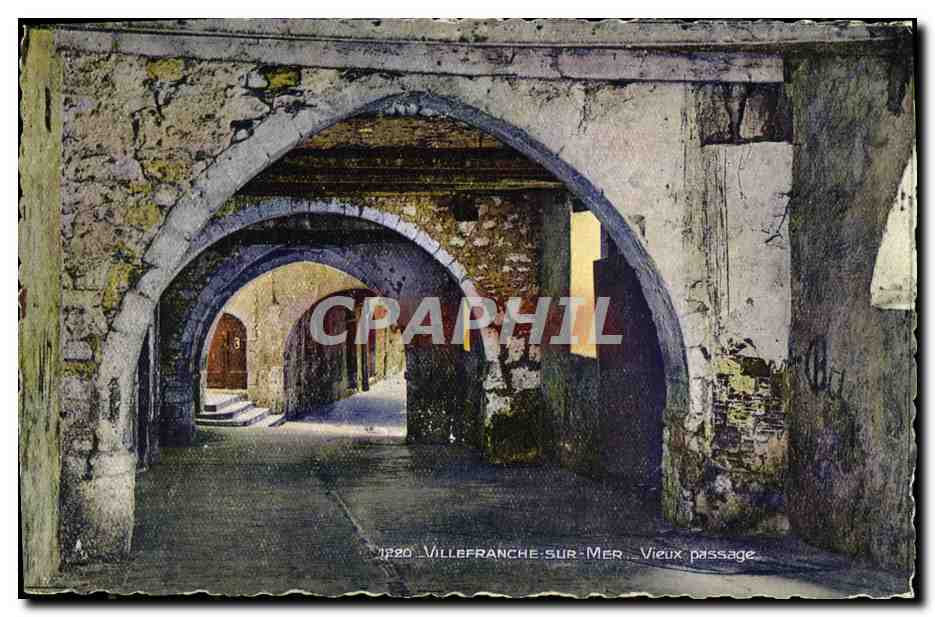 CPA Villefranche Sur Mer Vieux Passage