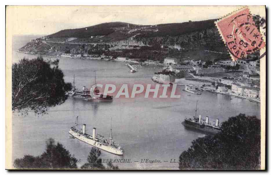 CPA Villefranche Sur Mer L Escadre Bateaux
