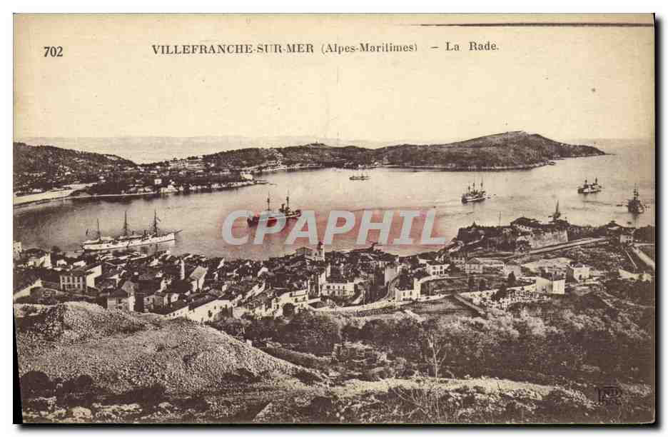 CPA Villefranche Sur Mer La Rade Bateaux