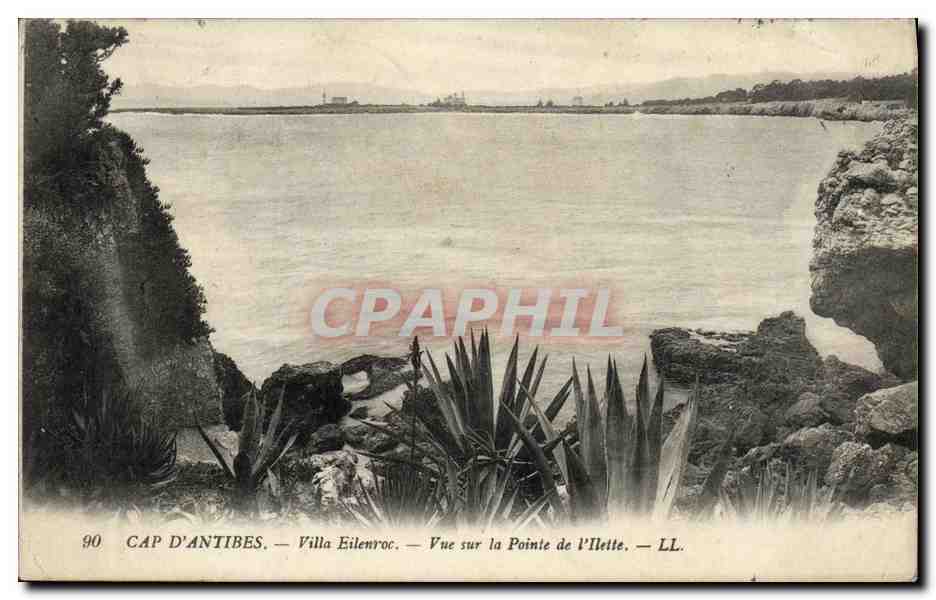 CPA Cap D Antibes Villa Eilenroc Vue sur la Pointe de l llette
