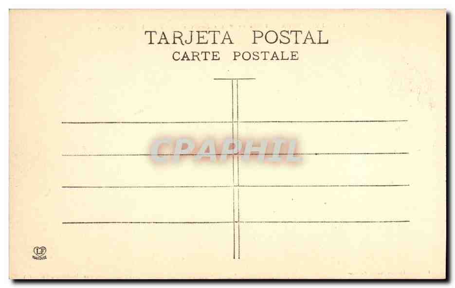 CPA Puigcerda Plaza de Barcelona y Averida de Pons — Rückseite