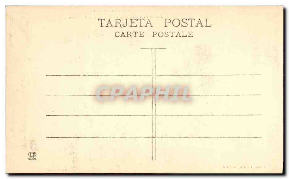 CPA Puigcerda Jardines y Chalets de D Isidore Pedraze — Rückseite