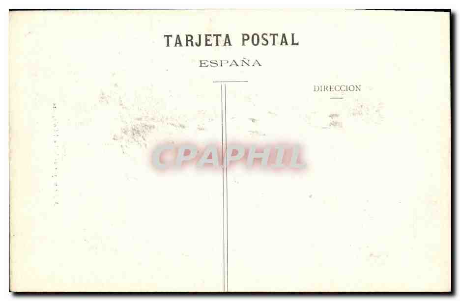 CPA Altar Mayor de la Real Colegiata — Rückseite