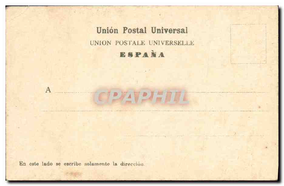 CPA Gran Hotel Tauro Orotava — Rückseite