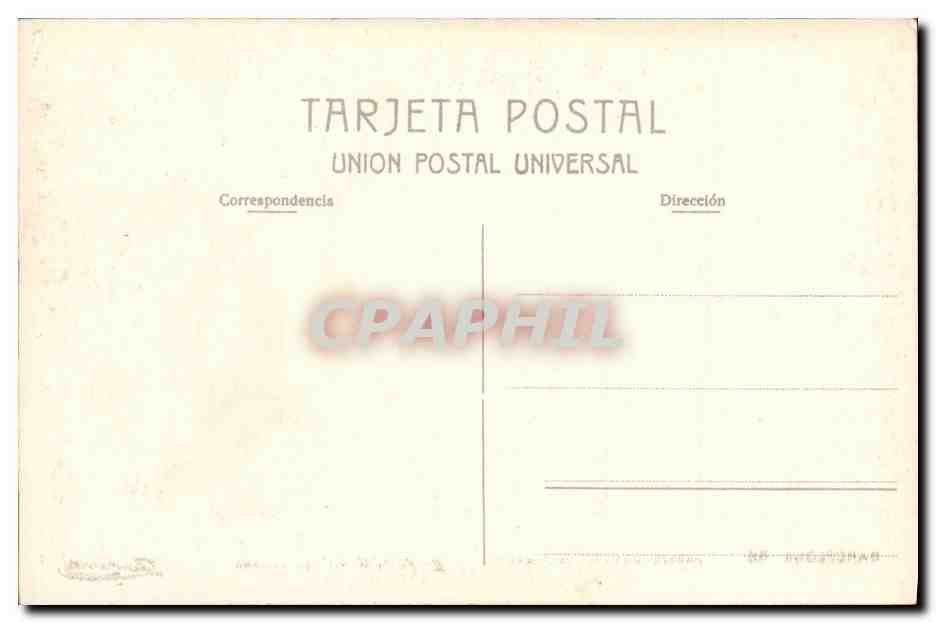CPA Barcelona Passeig Maritim l la Duana — Rückseite