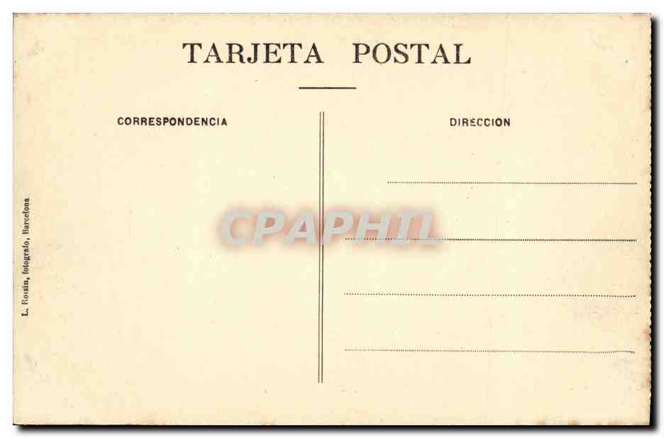 CPA Barcelona Tibidabo Vista del Gran Restarunt — Verso