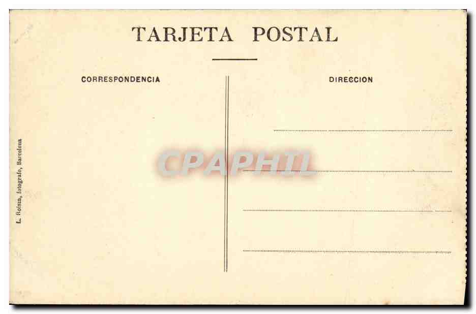 CPA Barcelona Tibidabo Comedor del Gran Restarunt — Back