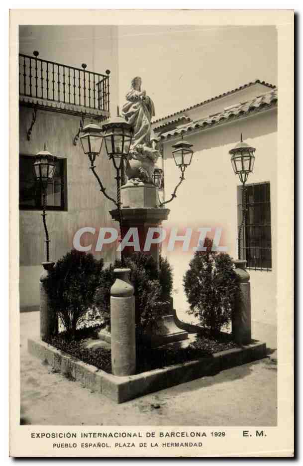 CPA Exposicion Internacional de Barcelona 1929 Plaza de la Hermandad