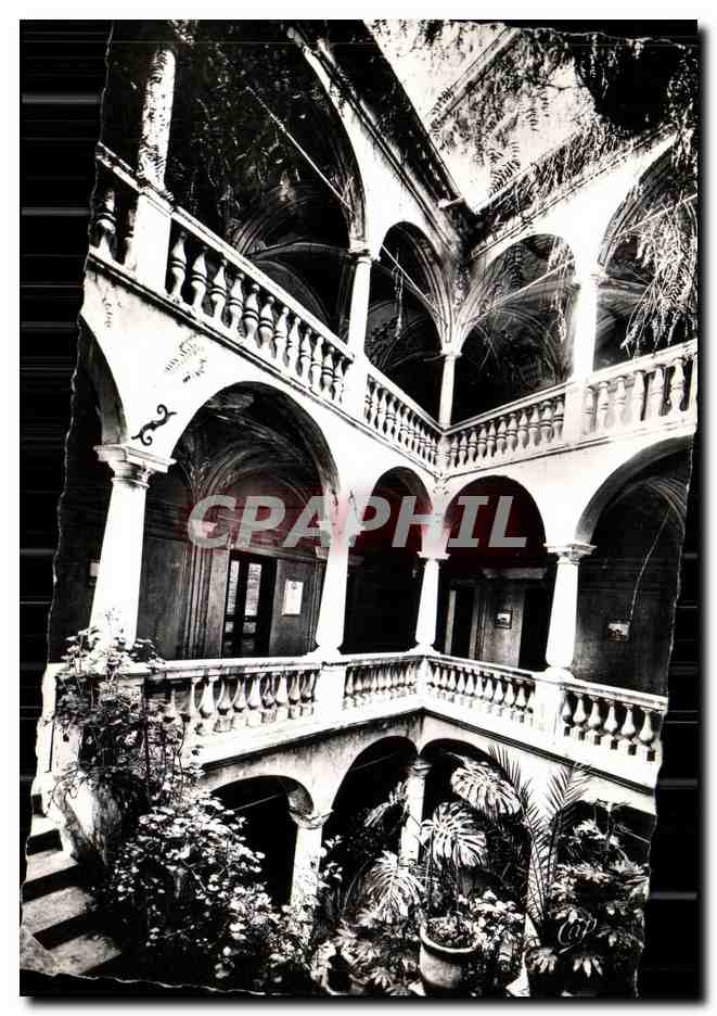 CPM Cagnes sur Mer Interieur du Chateau Grimaldi