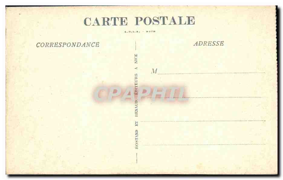 CPA La Turbie La Tour d Auguste — Rückseite