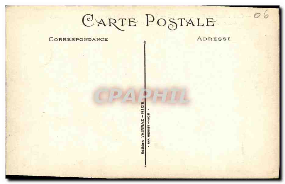 CPA Cote d Azur Roquebrune Vue Generale prise de l enceinte du Chateau — Rückseite