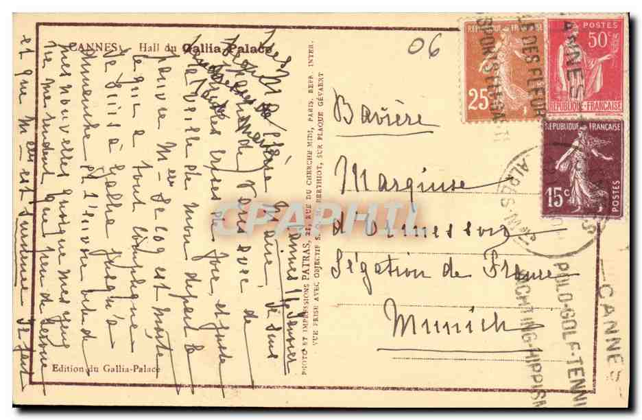 Hall du Gallia Palace — Cannes — Édition Patras — Reverso