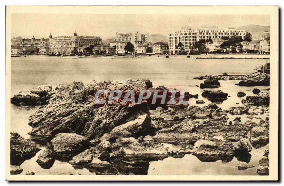 CPA Cannes Les Hotels vus du Palm Beach Casino