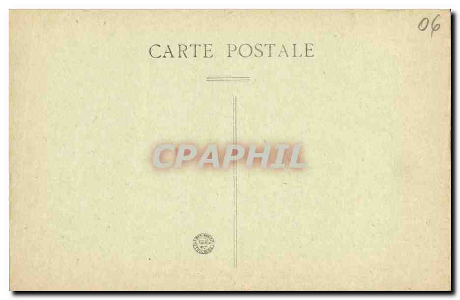 CPA Cannes La Rue Felix Faure et les Allees — Verso