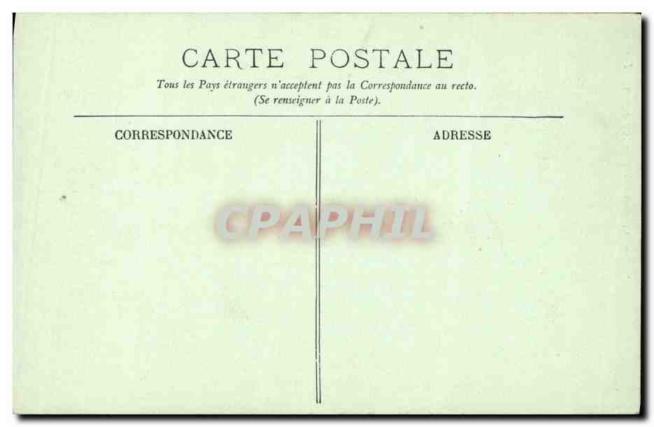 CPA Cannes Sur la Croisette — Verso