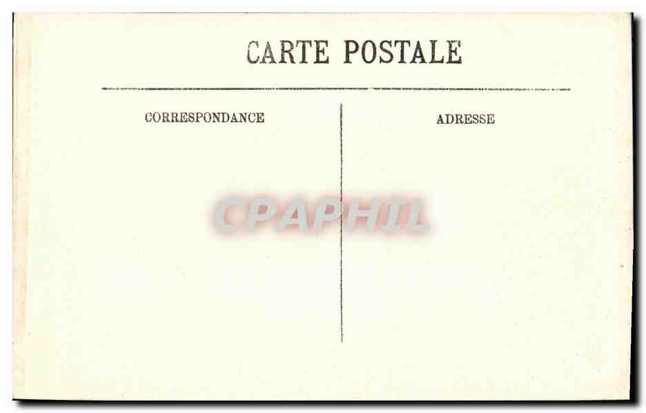 CPA Cannes Jardin de l Hotel Gallia — Rückseite