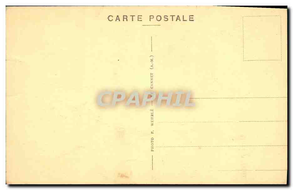 CPA Le Cannet de Cannes Hotel Astoria — Rückseite