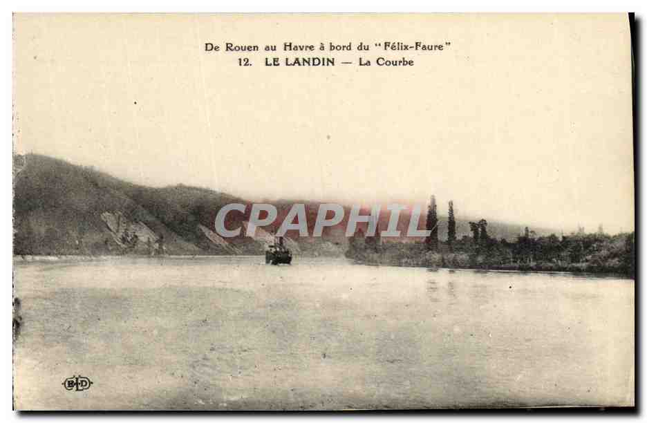 De Rouen au Havre à bord du "Félix-Faure" — LE LANDIN — La Courbe