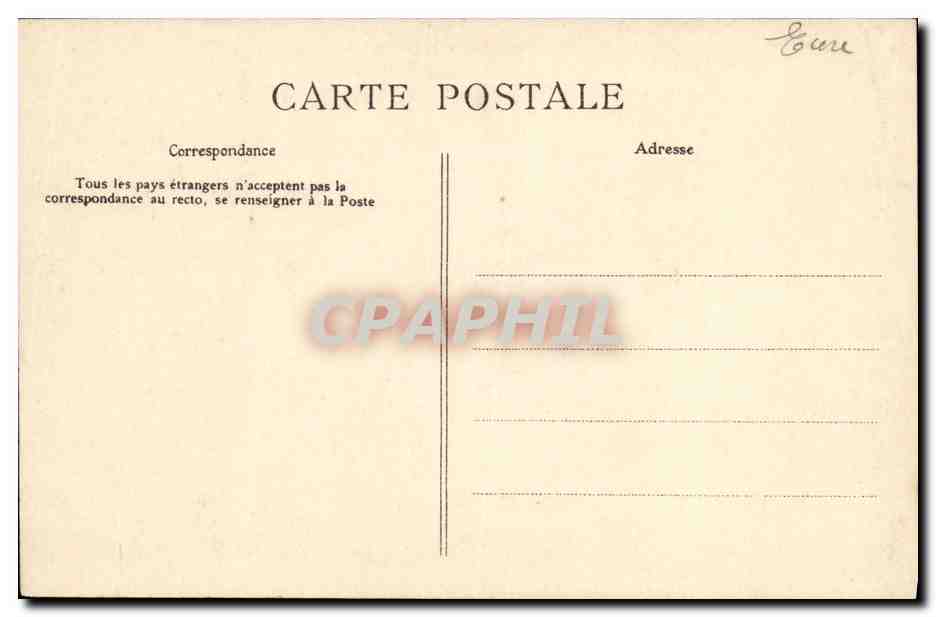 Nonancourt — Parc de Saint-Lubin — Un coin sur l'Avre — La C.P.A. n°23 — Reverso