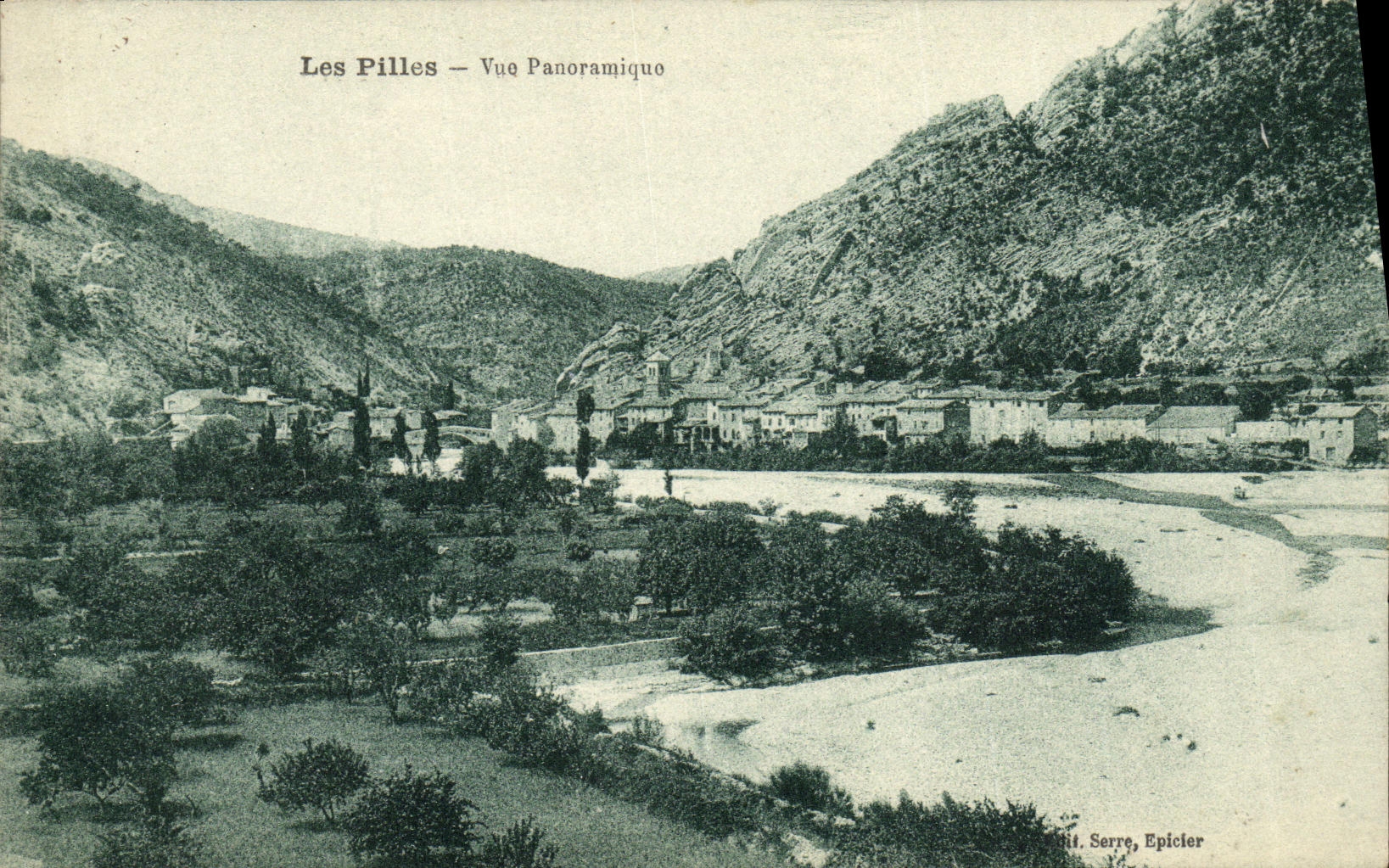 CPA Les Pilles Vue Panoramique