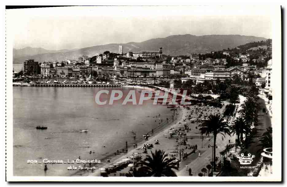 CPA Cannes La Croisette et le Suquet