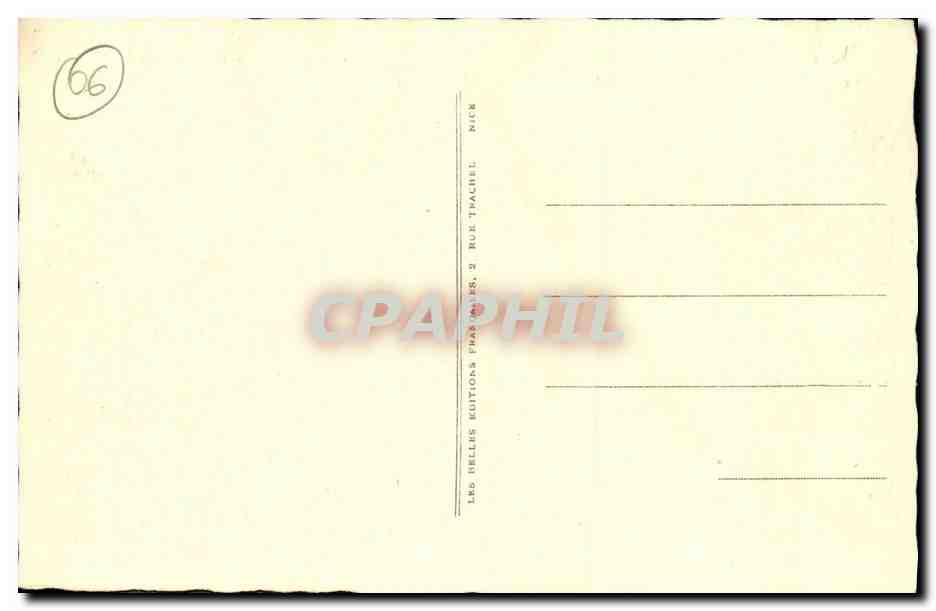 CPA Cannes Le Casino et le Abont Chevalier — Verso