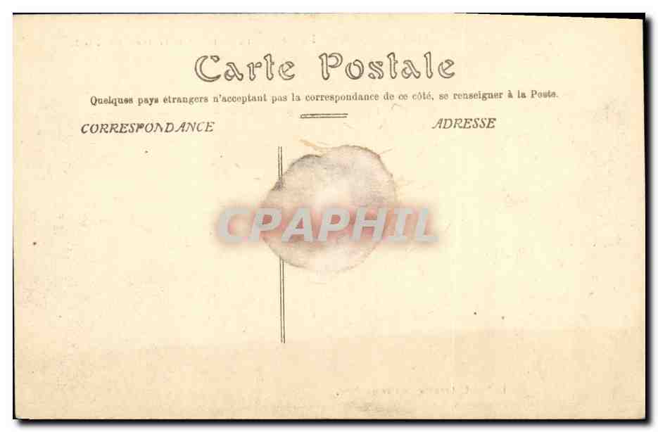 CPA Cannes Ile Ste Marguerite L Entree du Fort — Rückseite