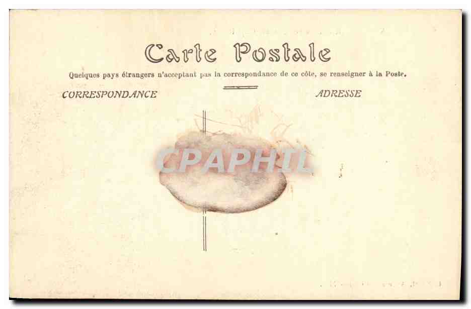 CPA Cannes Les Rochers Rouges au Cap Roux — Verso