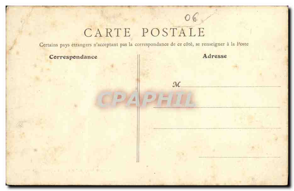 CPA Cannes Panorama Pris du Mont Chevalier Bateaux — Rückseite