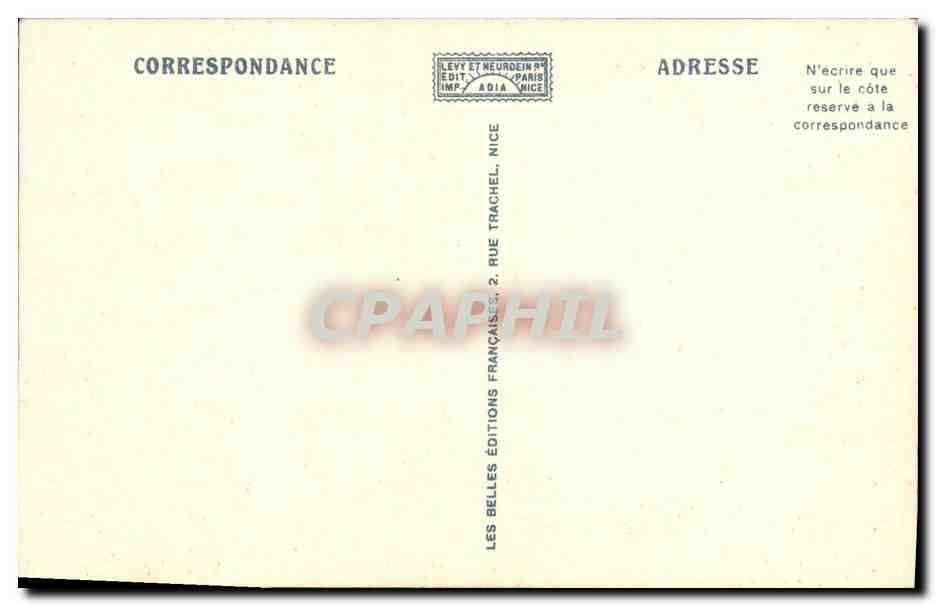 CPA Cannes Vue Generale et le Port Bateaux — Rückseite