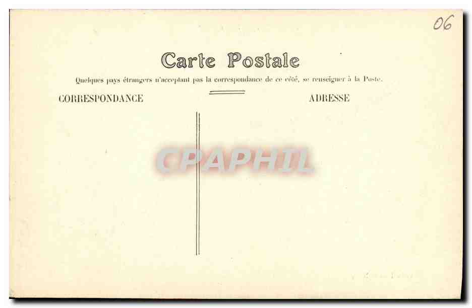 CPA Nice Saint Pons — Rückseite